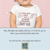 ウサギさん3匹は赤ちゃん言葉が嫌い ベビーボディスーツ