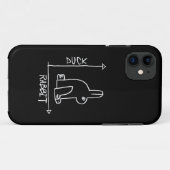 ウサギとアヒルのコメディ、野生動物の二枚絵 Case-Mate iPhoneケース (裏面(横))