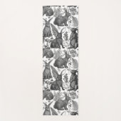 ウサギとウッドランドフローラ2ヨガマット ヨガマット (正面)