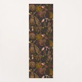 ウサギとウッドランドフローラ3ヨガマット ヨガマット (正面)