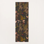 ウサギとウッドランドフローラ3ヨガマット ヨガマット (裏面)