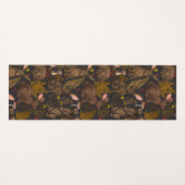 ウサギとウッドランドフローラ3ヨガマット ヨガマット (正面(横))