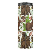 ウサギとウッドランドフローラ4 タンブラー (裏面)