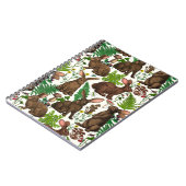 ウサギとウッドランドフローラ4 ノートブック (左側)