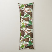 ウサギとウッドランドフローラ4 ボディピロー (裏面 (縦))