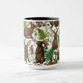 ウサギとウッドランドフローラ4 マグカップ (中央)
