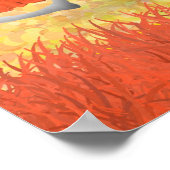 ウサギとカメ1 – ポスタープリント ポスター (角)