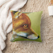 ウサギとキツネ素晴らしアート枕 クッション (ブランケット)