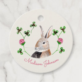 ウサギとクローバー フェイバータグ