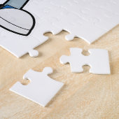 ウサギとダンベルフィットネス ジグソーパズル (側面)