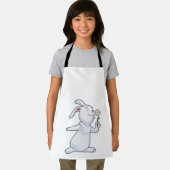 ウサギとデイジー エプロン (インサイチュ)