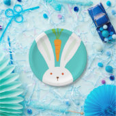 ウサギとニンジン ペーパープレート (パーティー)