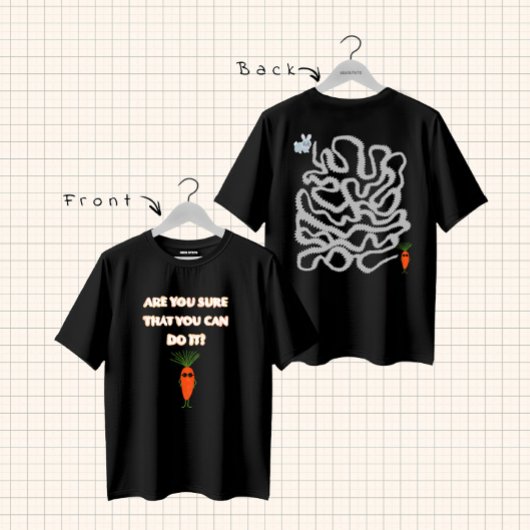 ウサギとニンジン Tシャツ