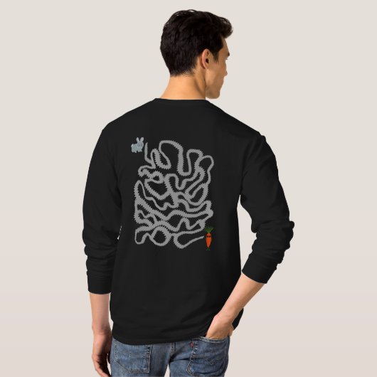 ウサギとニンジン Tシャツ (裏面フル)