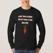 ウサギとニンジン Tシャツ (正面)