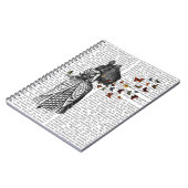 ウサギとバタフライパラソル2 ノートブック (左側)