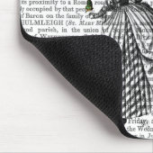 ウサギとバタフライパラソル2 マウスパッド (コーナー)