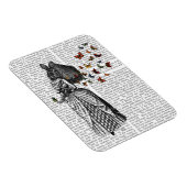 ウサギとバタフライパラソル2 マグネット (右側)