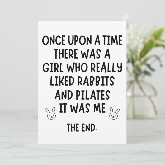 ウサギとピラティスが本当に好きな女の子。 カード (スタンド正面)