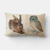ウサギとフクロウ ランバークッション (裏面)
