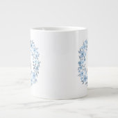 ウサギとフローラリース ジャンボコーヒーマグカップ (正面)