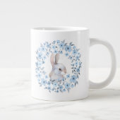 ウサギとフローラリース ジャンボコーヒーマグカップ (右)