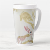 ウサギとベーグル カフェラテマグ (右アングル)