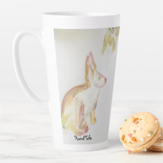 ウサギとベーグル カフェラテマグ