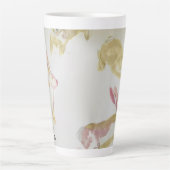 ウサギとベーグル カフェラテマグ (正面)