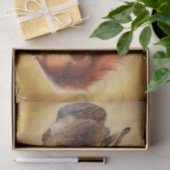 ウサギとリスとナッツの羊毛 薄葉紙 (ギフト)