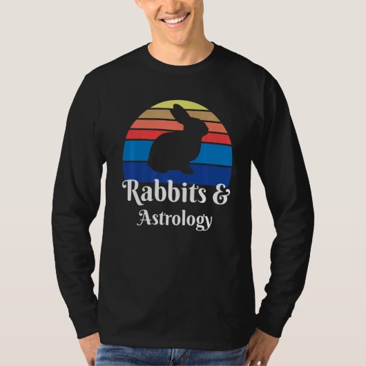 ウサギと占星術 Tシャツ (正面)