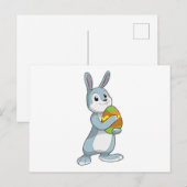 ウサギと卵 ポストカード (正面/裏面)