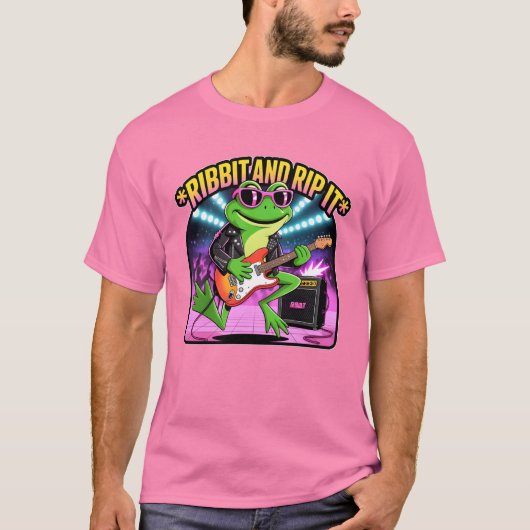 ウサギと引き裂く Tシャツ (正面)