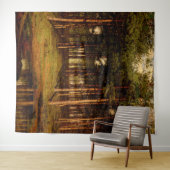 ウサギと松の森のプッテ ジャン・ラモリニエール タペストリー (インサイチュ(横))