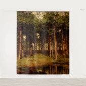 ウサギと松の森のプッテ ジャン・ラモリニエール タペストリー (正面)