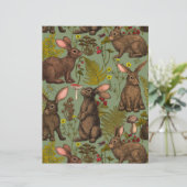 ウサギと森林フローラ (スタンド正面)