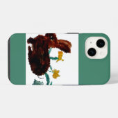 ウサギと水仙の春 iPhoneケース (裏面横)
