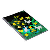 ウサギと蝶 ノートブック (右側)