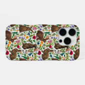 ウサギと野の花 iPhoneケース (裏面横)