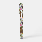 ウサギと野の花 iPhoneケース (左側面)