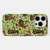 ウサギと野草の蜜緑 Case-Mate iPhoneケース (裏面 (横))