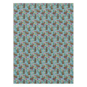 ウサギと野草 テーブルクロス (正面)