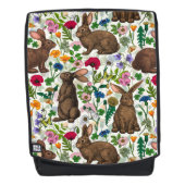 ウサギと野草 バックパック (正面)