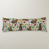 ウサギと野草 ボディピロー (裏面)