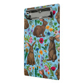 ウサギと野草 ミニクリップボード (アングル2)