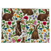 ウサギと野草 ラージペーパーバッグ (裏面)