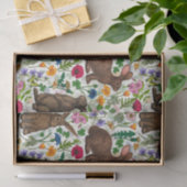 ウサギと野草 薄葉紙 (ギフト)