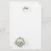 ウサギと金星の文房具ステーション 便箋 (正面/裏面)