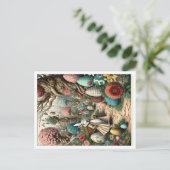 ウサギと魅惑されたイースター威厳のあるワンダーランド シーズンポストカード (スタンド正面)