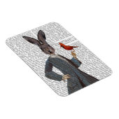 ウサギと鳥2 マグネット (右側)